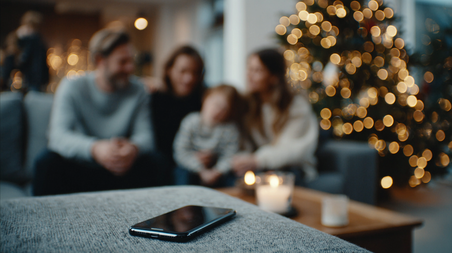 Fire enkle mobilgrep for en roligere desember